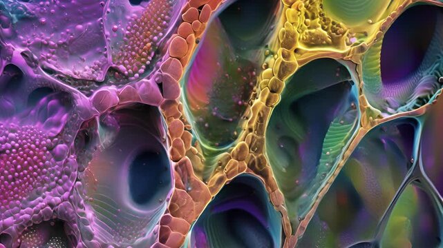 Even at a microscopic level the liver sinusoids are recognizable as they radiate out from the central of the liver lobule.