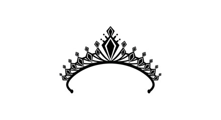 Elegant Diamond Tiara Icon © wowo