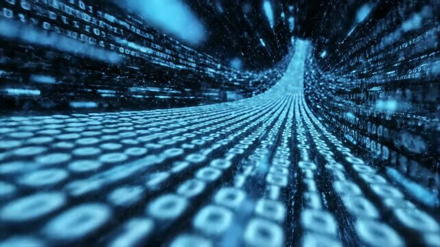 Digital Data Flow Through Binary Tunnel