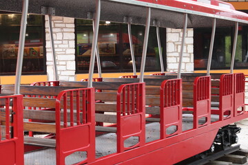 Fototapeta premium Red Train Seats