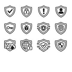 Obraz premium set of shields