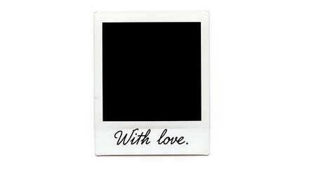 Fototapeta premium Instant frame with love