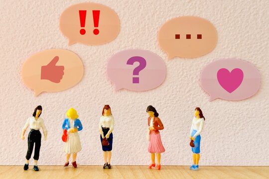 お喋りが大好きな女性のコミュニケーション