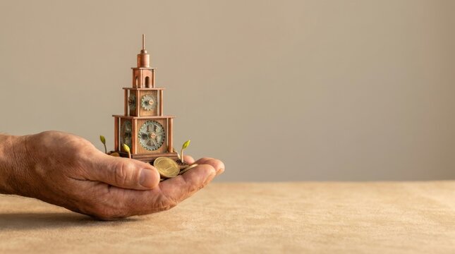 Hand holding a clock representing time management and the importance of timeliness in business and life decisions