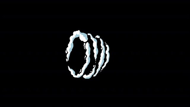 2d vfx smoke explosion transparent backgorund with alpha channel
