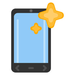 Smartphone Vector Icon © Graphic Nehar