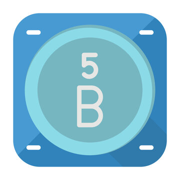 Boron Vector Icon