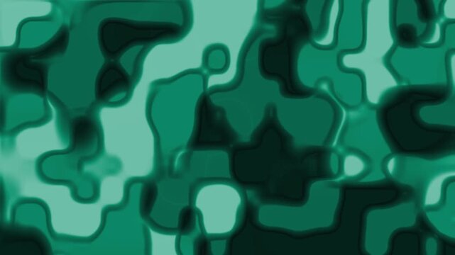 Green abstract camouflage pattern suitable for backgrounds, textiles, fashion design, and militarythemed projects requiring a versatile and subtle design.