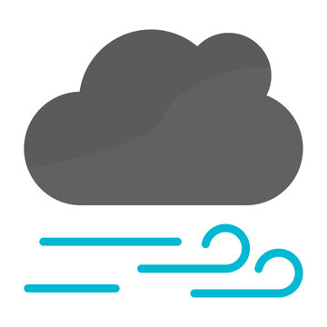 Windy Vector Icon