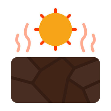 Drought Vector Icon