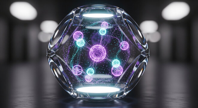 Professional data visualization application for university research centers to showcase quantum computing simulation goals