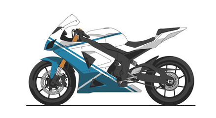 Obraz premium Sport Motorcycle Illustration