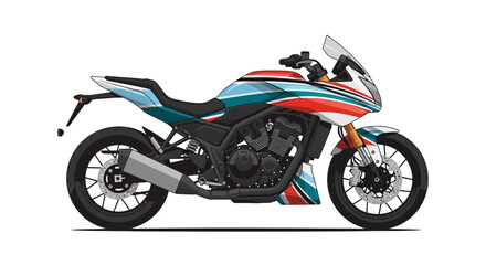 Obraz premium Modern Sport Touring Motorcycle