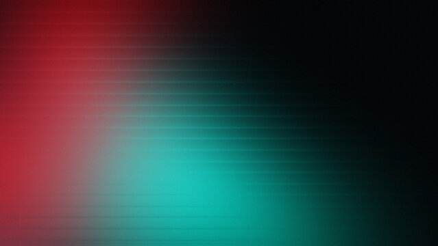 Dark Black Abstract Background with Red and Teal Neon Dual Glow Split Light Scan Line Effect