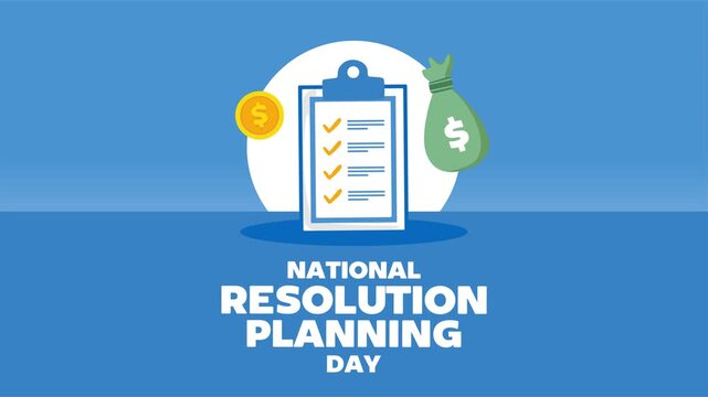 National Resolution Planning Day for better planning