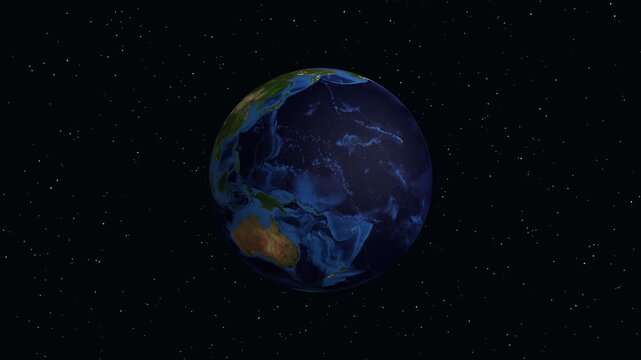 Earth Zoom Animation to Zomba Malawi in Sub-Saharan Africa