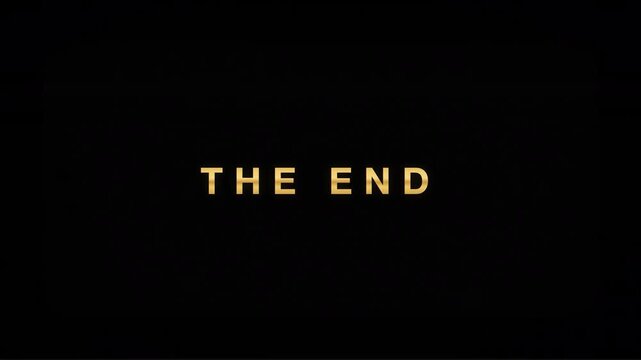 Analog Television Broadcast Sign Off The End Glitch