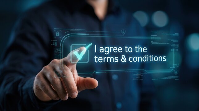 User agreement checkbox and cookie settings interface for personal data protection and GDPR compliance.