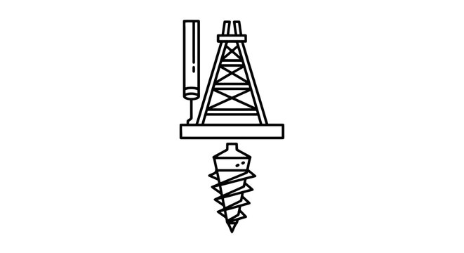 Drilling machine screw drilling tool.