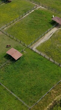 Luxury Horse Club Paddocks Surrounded by Italian Countryside