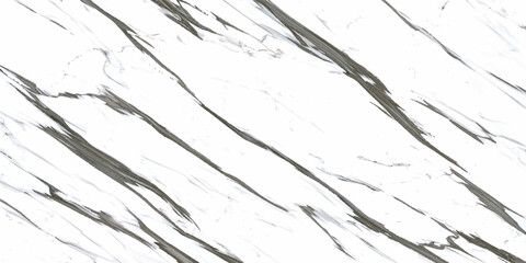 Fototapeta premium White marble stone texture, polished surface background, luxury design pattern, gray veining streaks, smooth abstract backdrop, decorative architecture material