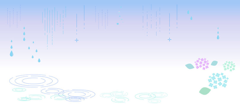 雨をイメージしたシンプルな背景イラスト