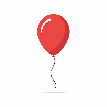 Red Balloon Illustration