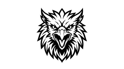 Obraz premium Eagle Head Vector Graphic for Logo Design and Branding