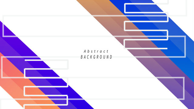 Abstract colorful lines modern geometric background design
