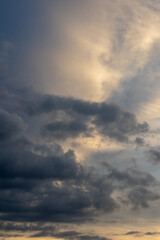 Obraz premium Dramatic Clouds at Sunset