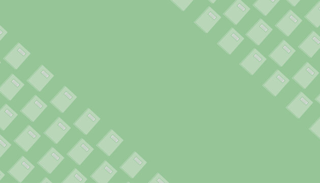 Book Pattern. Hand Drawn Library Background. Minimal Education Doodle Style.