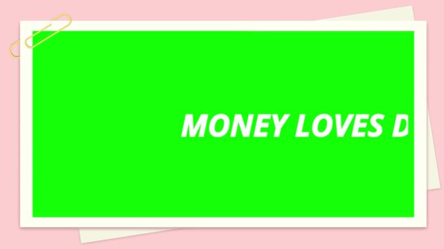 Bright green solid color background with white frame border in flat lay composition