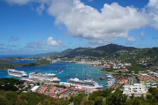 Saint Thomas, U.S. Virgin Islands view from Paradise Point 