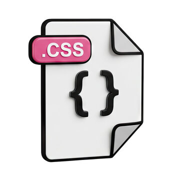 CSS File Icon with Curly Braces