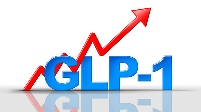 GLP 1 weight loss and diabetes medication concept showing rapid growth in modern healthcare treatment and pharmaceutical demand.