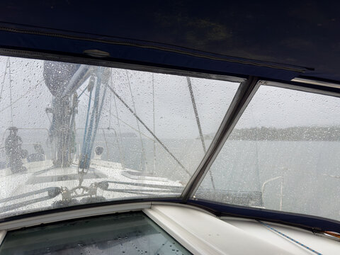 Sailing in the rain
