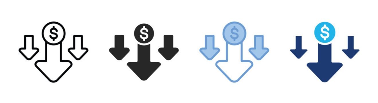 Low price icon set multiple style collection