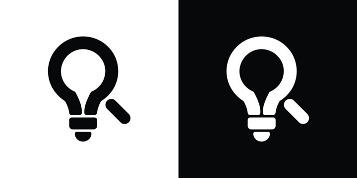 Black and white of two lightbulb with question marks lightbulb question mark symbol idea thought