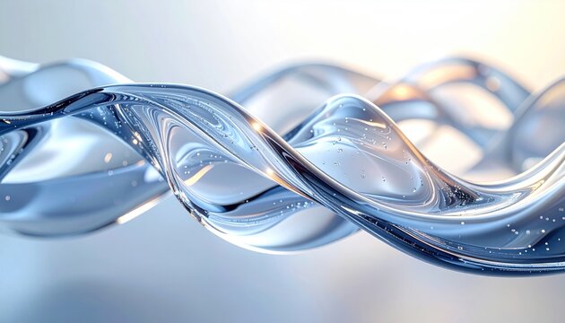 DNA Double Helix Structure Model.