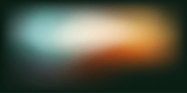 A moody abstract gradient features a blend of deep teal, bright white, and warm orange, creating an atmospheric and evocative visual, for web, ui, branding, art, design, background etc.
