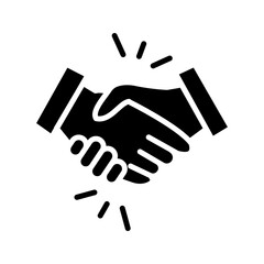 Obraz premium Black hand pointing right icon isolated on light background. Simple gesture symbol for direction, navigation, indication, interface, and communication design.