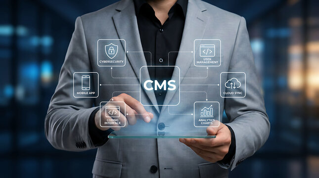 Advanced CMS Interface for Cloud Security and Digital Content Management System