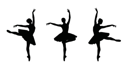 Ballet Dancers Silhouette © gan
