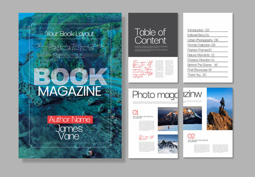 Magazine Template Layout