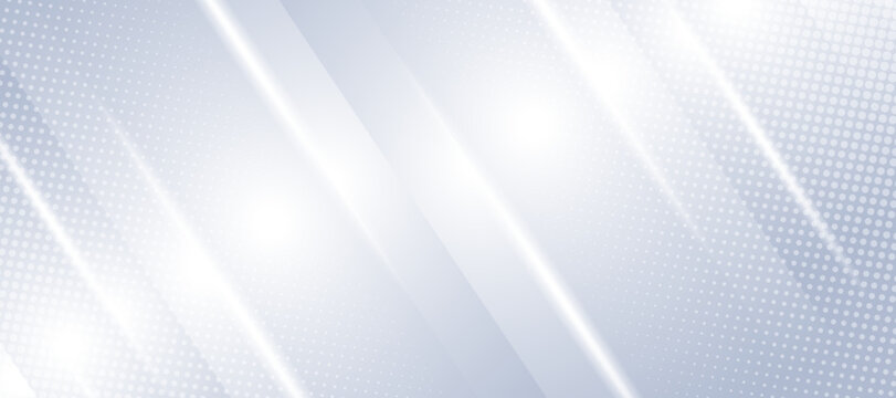 Abstract white and gray geometric background, modern corporate design for business presentations.