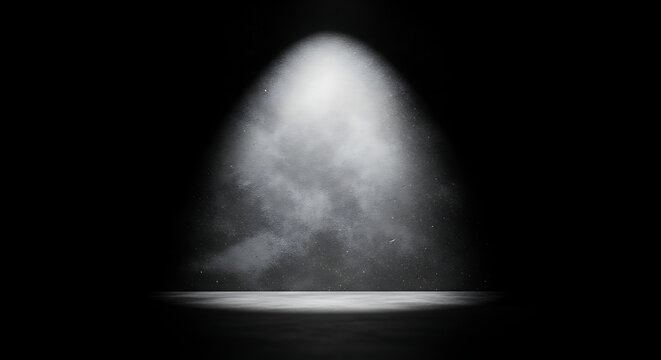 Sparkling white glitter explosion on black background