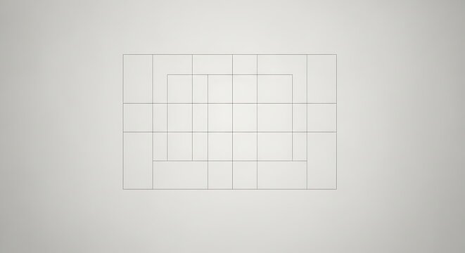 Minimalist white background with thin grey grid lines for graphic design.