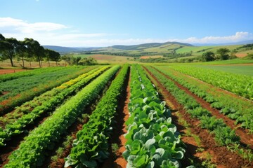 Fototapeta premium Plant farm agriculture outdoors.