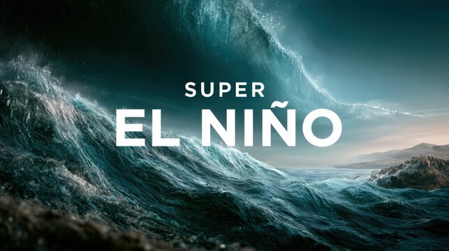 Powerful Ocean Waves Illustrate the Concept of Super El Ni&ntilde;o