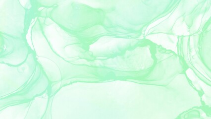 Naklejka premium Mint green smooth watercolor style gradient background